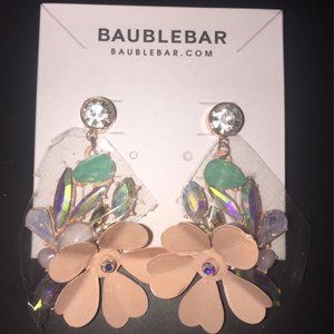 Baublebar Floral Chandelier Earrings New